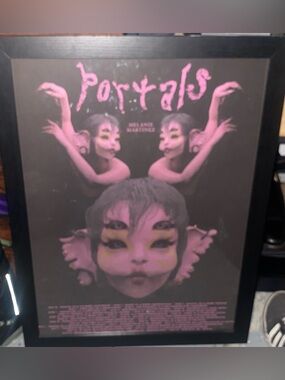 Melanie Martinez Portals tour print Rare surreal framed poster